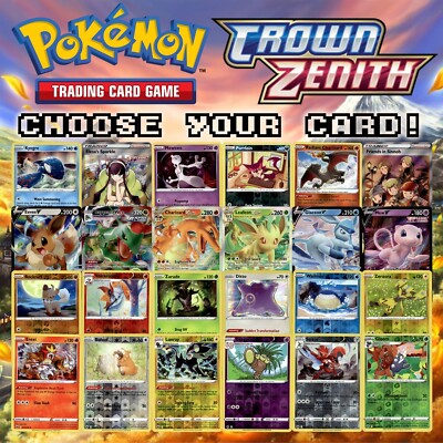 Pokemon Crown Zenith - Choose Your Card! Reverse Holo/Holos V VMAX VSTAR Radiant-image