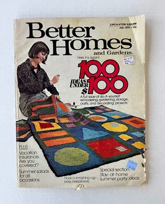 Vintage July 1975 Better Homes And Gardens Mag - Crafts-image