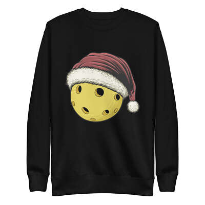 Jolly Pickleball Santa Sweatshirt – Festive Fun & Cozy Comfort-image