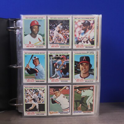 1978 Topps Baseball Complete Your Set Choose 251-500-image