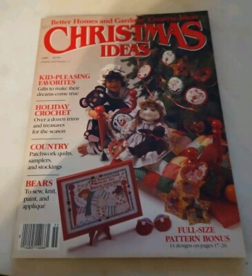Better Homes and Gardens- Creative Ideas Magazines- CHRISTMAS IDEAS 1985-image