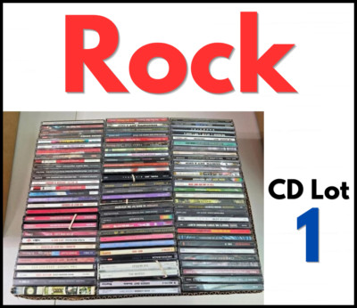 Buy 5 Get 6th FREE Rock CD Lot - You Pick Choose Titles Add To Cart - Clearance-image