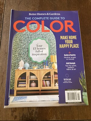 Better Homes & Gardens Magazine 2024 ~THE COMPLETE GUIDE TO COLOR ~TOUR 13 HOMES-image