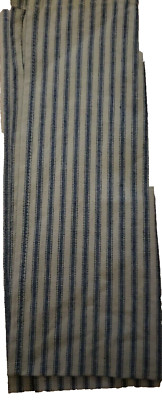 New Classic Kitchen Dish Towel Khaki Denim Blue Stripe 100% Cotton 20x28 inch-image