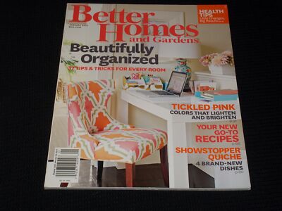 2015 JANUARY BETTER HOMES & GARDENS MAGAZINE - BEAUTIFULLY ORGANIZED - E 2748-image