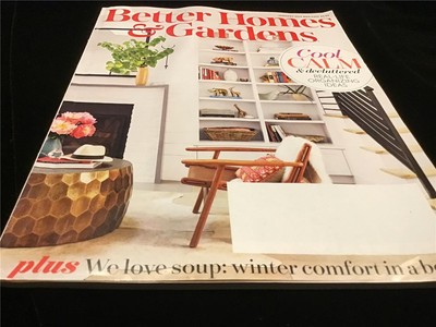 Better Homes and Gardens Magazine January 2019 Cool, Calm & Decluttered-image