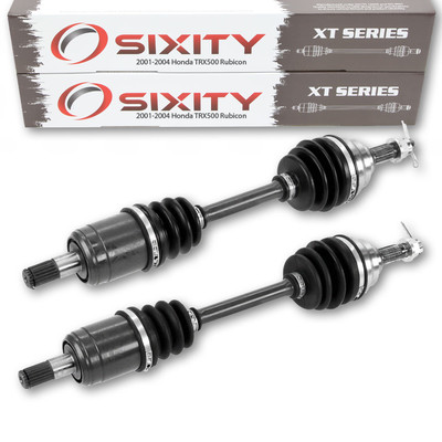 Honda TRX500 Rubicon Front Left Right CV Axle XT 2001-2004 4X4 ATV Complete wy-image