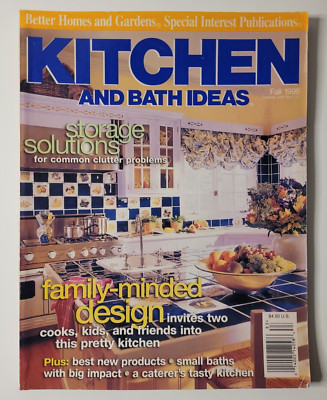 Better Homes And Gardens Kitchen And Bath Ideas Fall 1998 Magazine-image