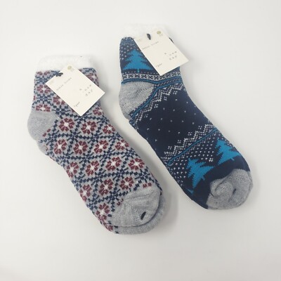 A New Day Lined Cozy Ankle Socks Women's Shoe Size 4-10 - 2 Pairs-image