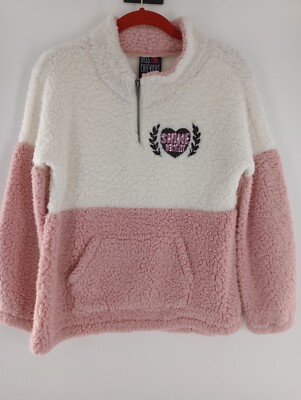 Miss Mc Chievous Cozy Fleece Pink And White XL 015-image