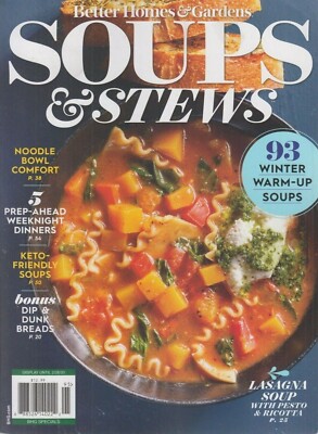 Better Homes & Gardens Soups & Stews 2019 Winter Warm-Up Soups Recipes-image