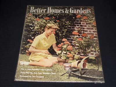 1944 APRIL BETTER HOMES & GARDENS MAGAZINE - NICE ILLUSTRATED COVER - O 13823-image