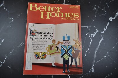 Vintage December 1969 Better Homes & Gardens Magazine Christmas Ideas-image