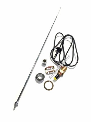70 71 72 73 Challenger Complete Antenna Kit w/Correct Base 3 Mast Telescoping -image