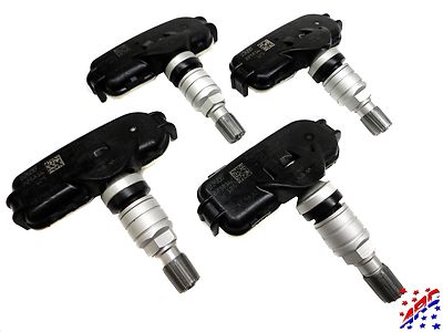 Complete Set of 4 Genuine OEM Hyundai TPMS Tire Pressure Sensors Kit 52933-3X200-image
