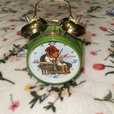 Vintage Celestial Bear Sleepytime Wind Up Clock In Excellent Condition -image