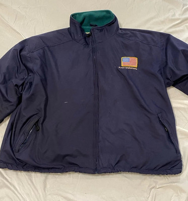 Vintage 90s Crest Signature Collection Zip Fleece Lined Wind Jacket 3XL Workwear-image