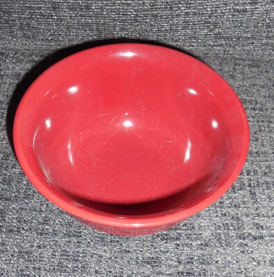 VGUC Mainstays Stoneware Soup/Cereal Bowl Red Sedona (Rainforest)-image