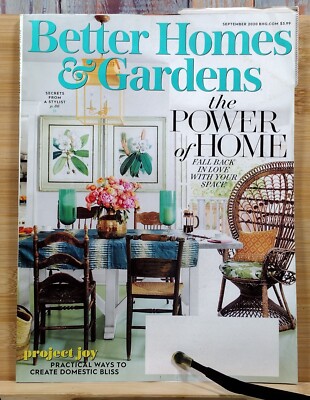 Better Homes and Gardens SEPT 2020 The Power of Home Fall Back in Love W/ Your S-image