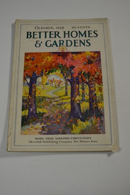 Better Homes and Gardens Vol 7, No 2, October 1928 Vintage Magazine 041923JENON2-image