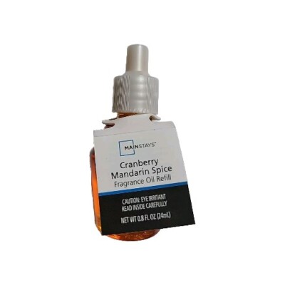 Mainstays Fragrance Oil Refill,  Cranberry Mandarin Spice 0.8fl Oz-image