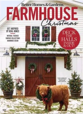 Farmhouse Christmas- Better Homes & Gardens Magazine- BRAND NEW-image