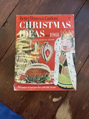 Vintage 1961 Better Homes & Gardens Christmas Ideas Mid-Century Modern Crafts-image