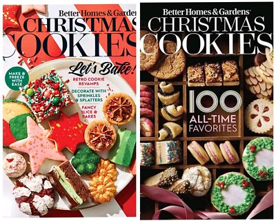 Christmas Cookies- Better Homes & Gardens Magazine Set Of 2- BRAND NEW-image