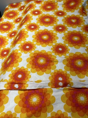 Vintage Textiles Danish Import New Twin Duvet Cover 1970’s Design**Deadstock**-image