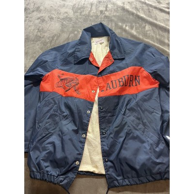 Vintage Warwick Auburn University Tigers Satin Jacket 70's 80's Size M Wind-image