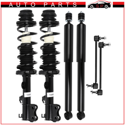 For 2012-2019 Nissan Versa Front Complete Struts Rear Shocks Sway Bars Kit-image