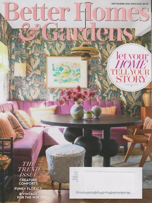 Better Homes & Gardens  September 2021 The Trend Issue -  Let Your Home Tell You-image