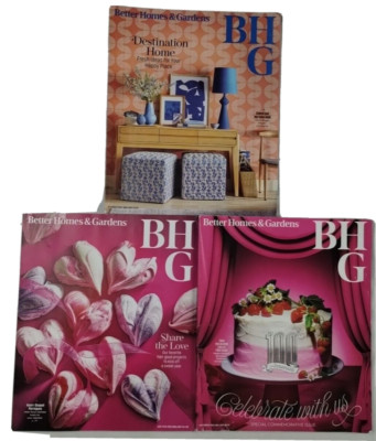 Better Homes Gardens Magazine Lot Of 3 2022-2023 Commemorative Issue Valentine -image