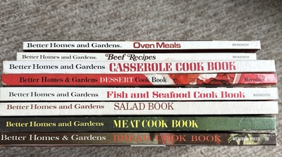 Better Homes and Garden Cookbooks Lot of 8 Hardcover Vintage 60s 70s Cooking-image