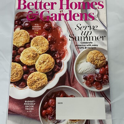 Better Homes & Gardens Magazine July 2020 Serve up Summer Cherry Season-image