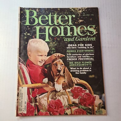 Better Homes & Gardens Magazine July 1962 - Full Page Color Ads - Vintage-image