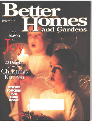 BETTER HOMES & GARDENS Magazine December 1995 Christmas Holiday Kitchen Delights-image