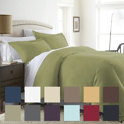 3 Piece Premium Duvet Cover Set Ultra Soft by Kaycie Gray-image