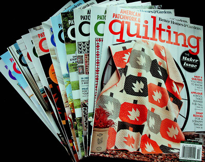 Lot American Patchwork & Quilting Issues (2020-2022) - BH&G - Preowned, Like New-image
