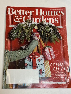 Better Homes Gardens Magazine Dec 2019 Christmas Holiday Memories to Cherish Tip-image
