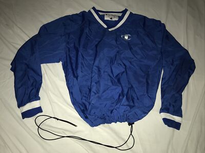 Vintage 90s Champion Blue Golf Wind Shirt V-neck Men’s Size XL-image