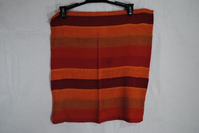Pier 1 Imports Rust Orange Gold Red Stripe 20