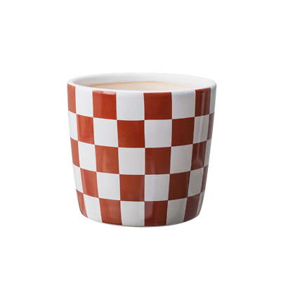 Mainstays 6 Inch Red White Checkered Planter-image