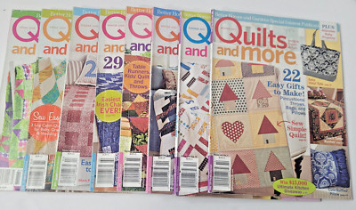 8 QUILTS & MORE Magazines BH&G Creative Collection Patterns Projects 2008-2011-image