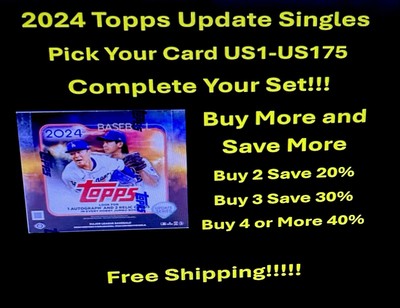 2024 Topps Update Series Base Cards (US1 - US175) - You Pick - Complete Your Set-image