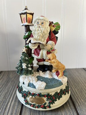 VINTAGE Santa Wind Up Music 