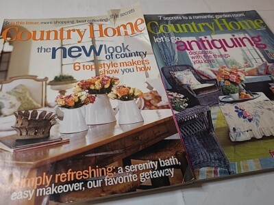 Lot of 2 Better Homes and Gardens COUNTRY HOME Magazines (2003)-image