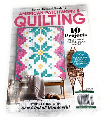 Better Homes & Gardens American Patchwork & Quilting February 2025 Magazine-image