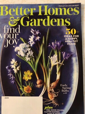 Better Homes Garden BHG Magazine February 2021 Find your joy happy healthy home-image