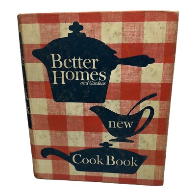 Vtg Better Homes and Gardens New Cookbook 5 Ring Binder 1962 Rough Shape-image